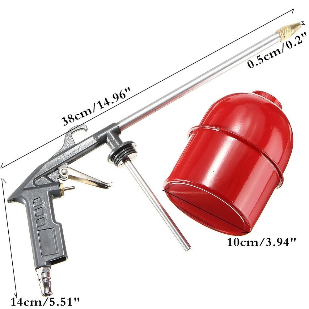Pulverizador de aire solvente para limpieza de motor de automóvil desengrasante sifón herramientas gris ss- - Image 3