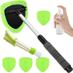 Kit de herramientas de limpieza de parabrisas de vidrio extensible para ventana de automóvil limpiador cepillo almohadilla-