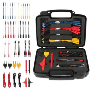 48PCS Automotive Circuit Test Leads Kit Electrical Breakout black