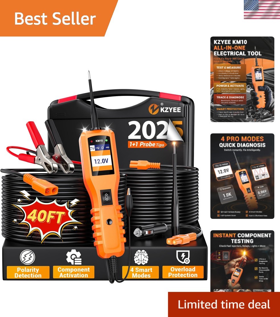 Professional Automotive Circuit Probe Kit - 4-in-1 Testing Tool for Car Repairs