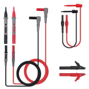 Electronic Test Leads Extension Kit with Clips for Digital Multimeter
