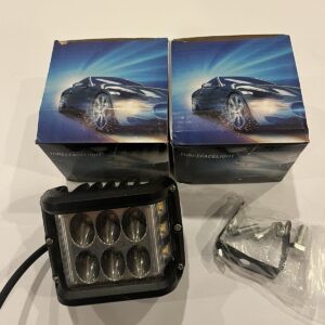 2 x Three Face Light LED Work Light Waterproof Shockproof Automotive Car Truck