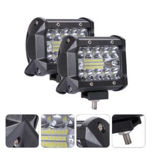 Barras de luces automotrices de 4 pulgadas reflector de coche luces antiniebla fuera de carretera-