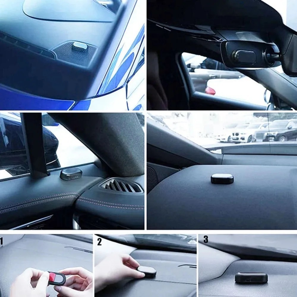 Car Fake Security Light Solar Powered Simulated Alarm Wireless Warning Lamp LEDs - Image 2