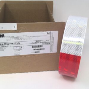 150' Roll 3M DOT Reflective Truck Trailer Vehicle Safety Tape Red White 2" NEW