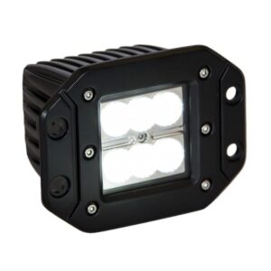 Buyers Products 3" Square LED Clear Recessed Flood Light, 6 LEDs, 1,620 Lumens,