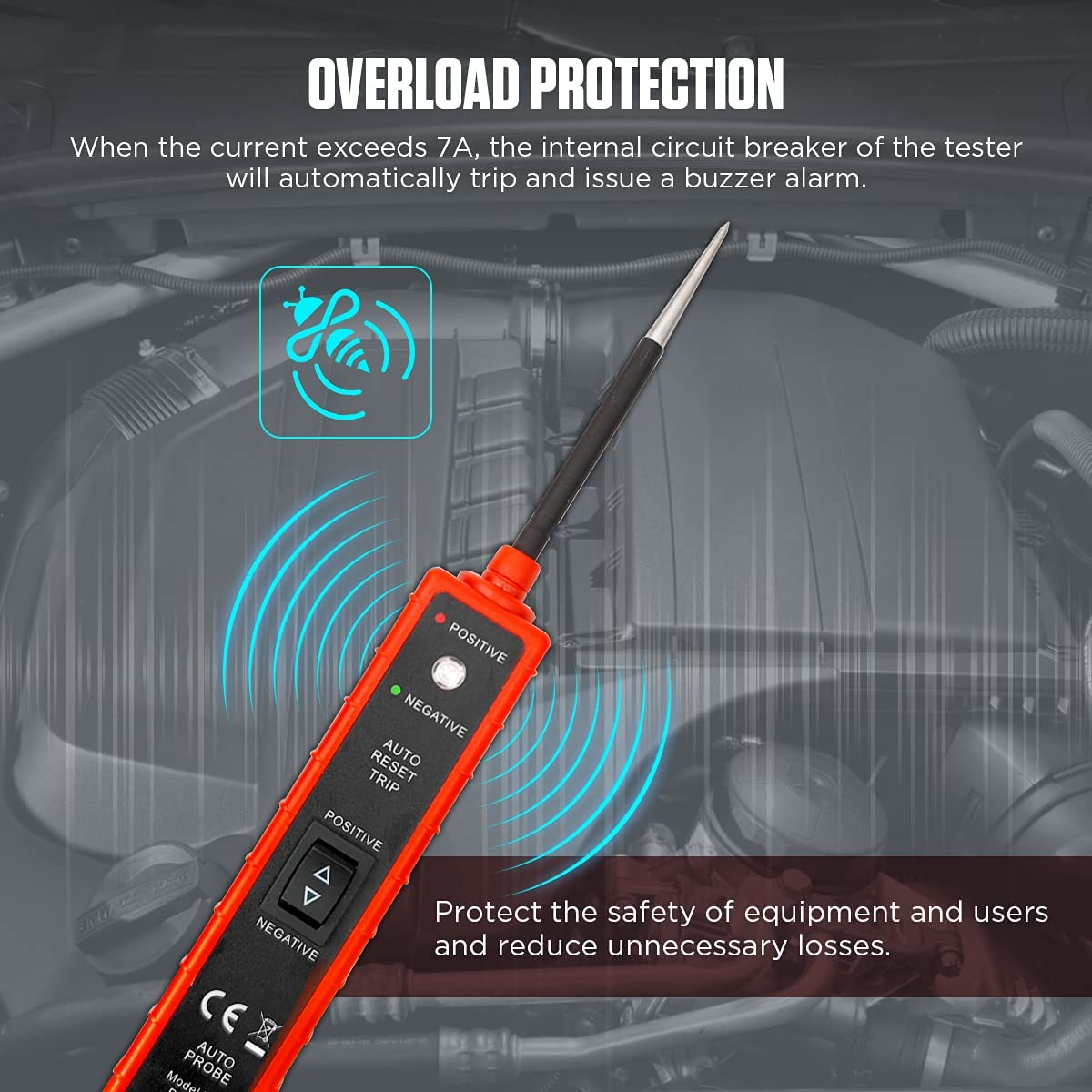 Power Circuit Probe Tester 6V-24V DC Test Light Automotive Circuit Tester Car Sh - Image 5