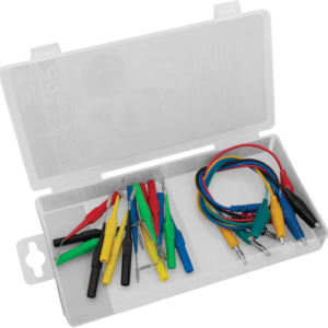 W2938 - 20-Piece Back Probe Kit with Color-Coded Probes and Extension Leads for