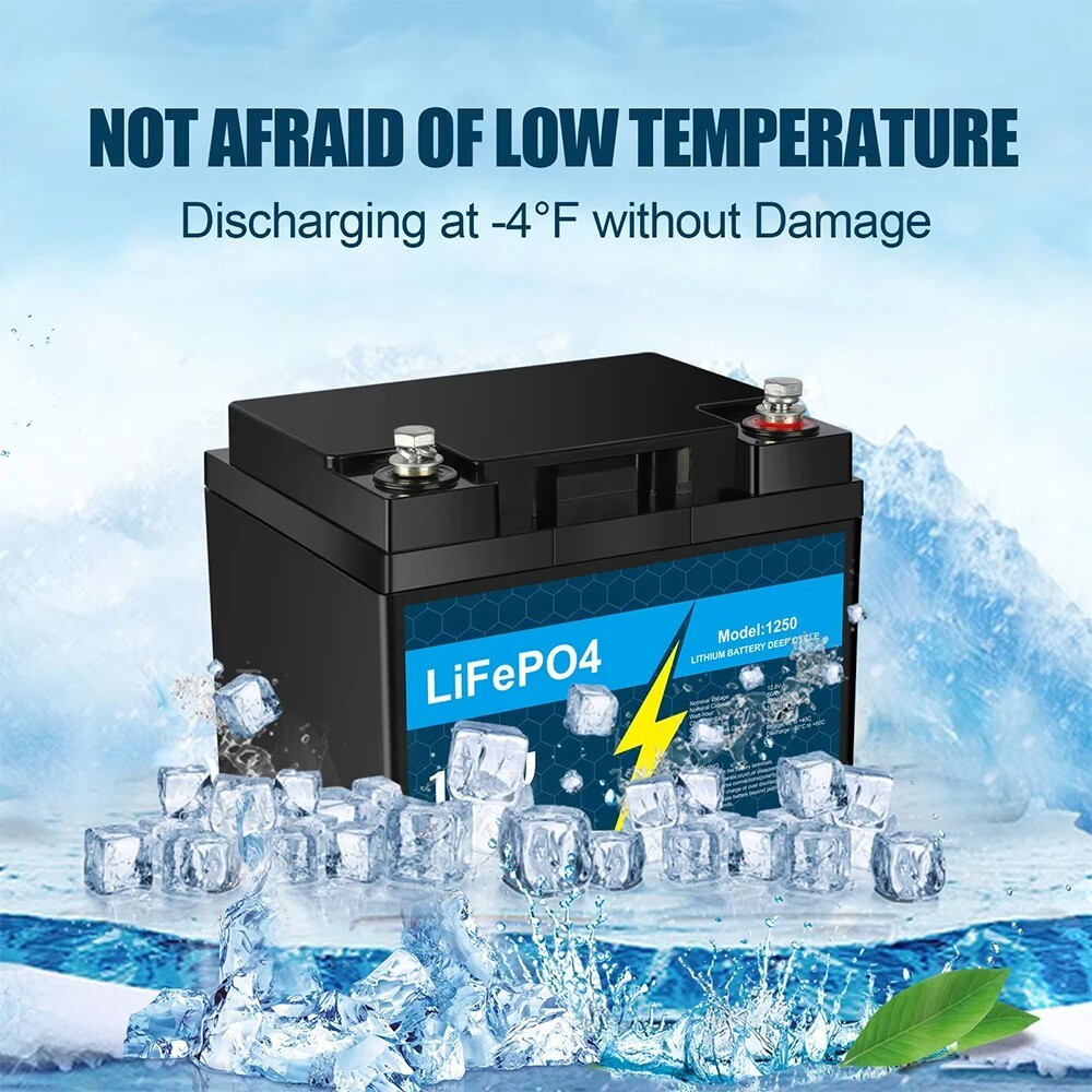 Btrpower 12V 16Ah/30Ah 50Ah LiFePO4 Lithium Battery for RV Marine Solar System - Image 5