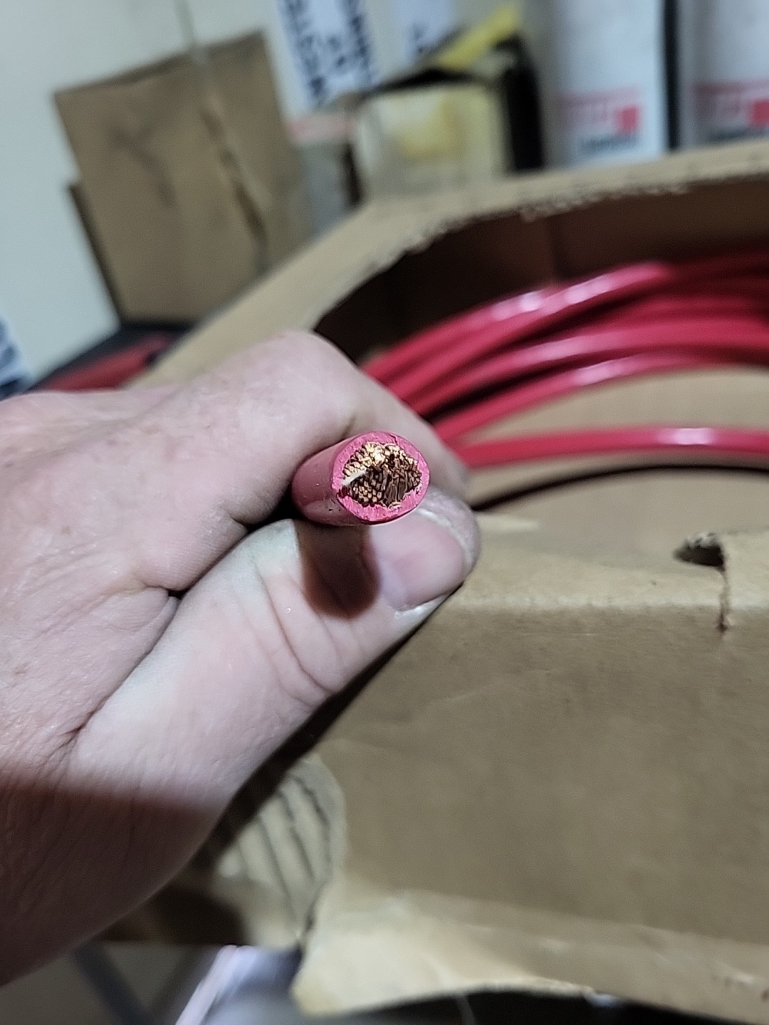 Automotive Power Wire Red Positive Battery Cable 25 Ft 2 Gauge Wiring - Image 4