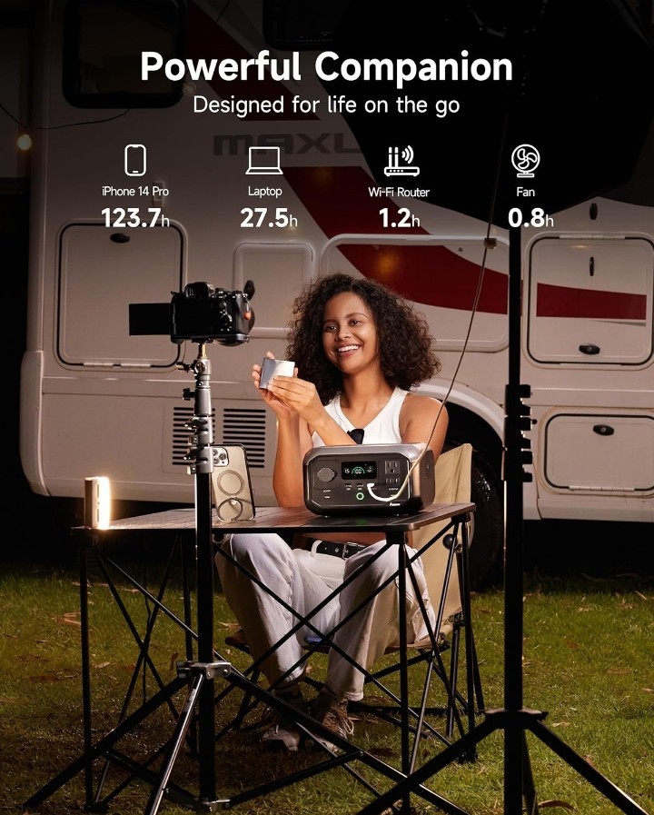 Andes 300, 266Wh Battery 300W Solar Generator WE SHIP 2GUAM &PR & OVERSEA - Image 4