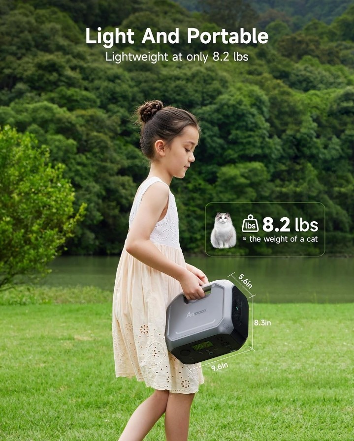 Andes 300, 266Wh Battery 300W Solar Generator WE SHIP 2GUAM &PR & OVERSEA - Image 5