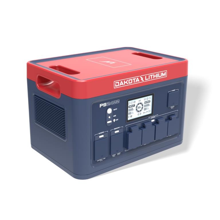 Dakota Lithium PowerStation 2400 – 2048Wh 2400W LiFePO4 Solar Generator UPS - Image 3