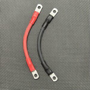 4 Gauge AWG Battery Cable (Pair) 5/16” Ends Inverter, Solar, RV, Marine, Auto