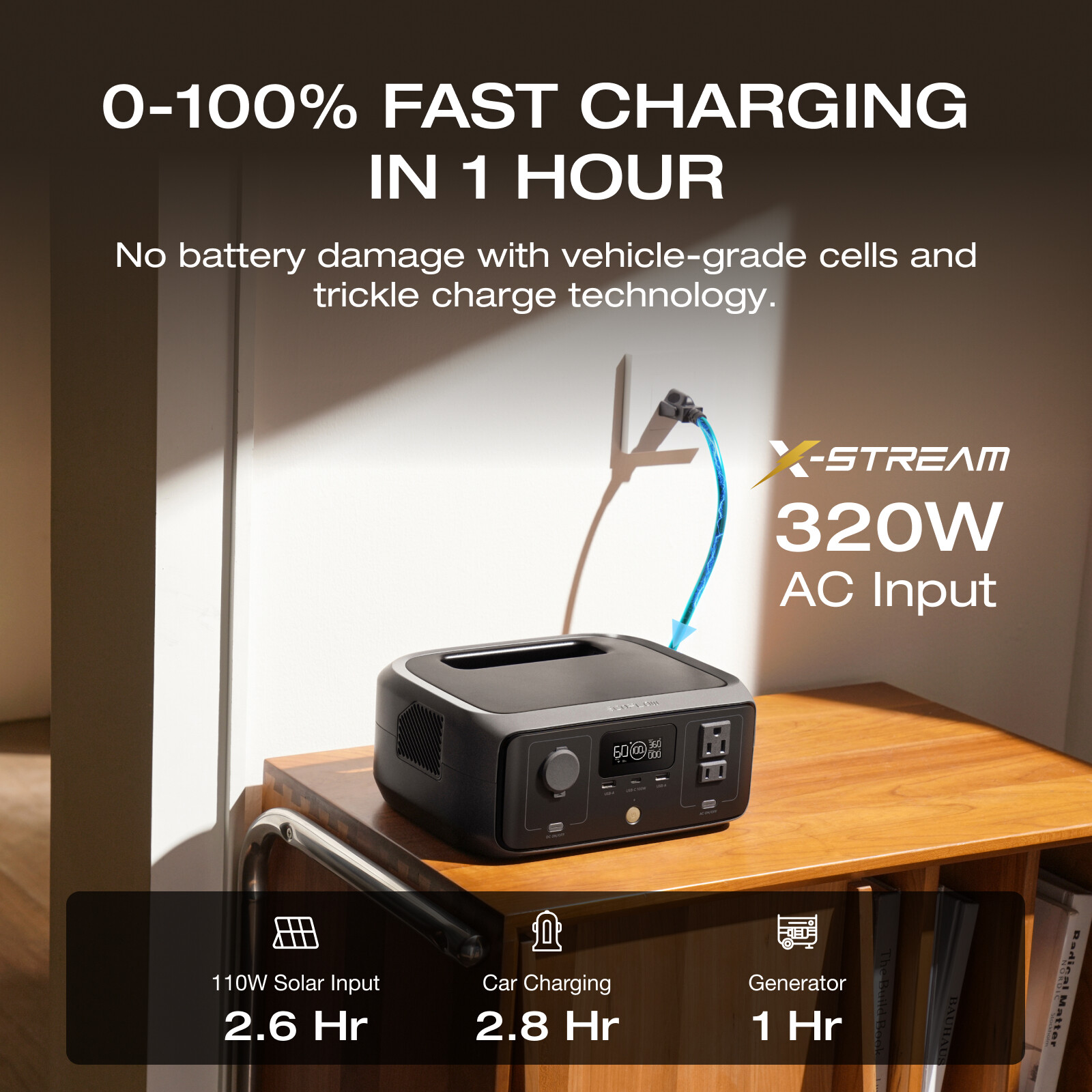 EcoFlow RIVER 3 230 Portable Power Station 230Wh LiFePO4 Battery Solar Generator - Image 2
