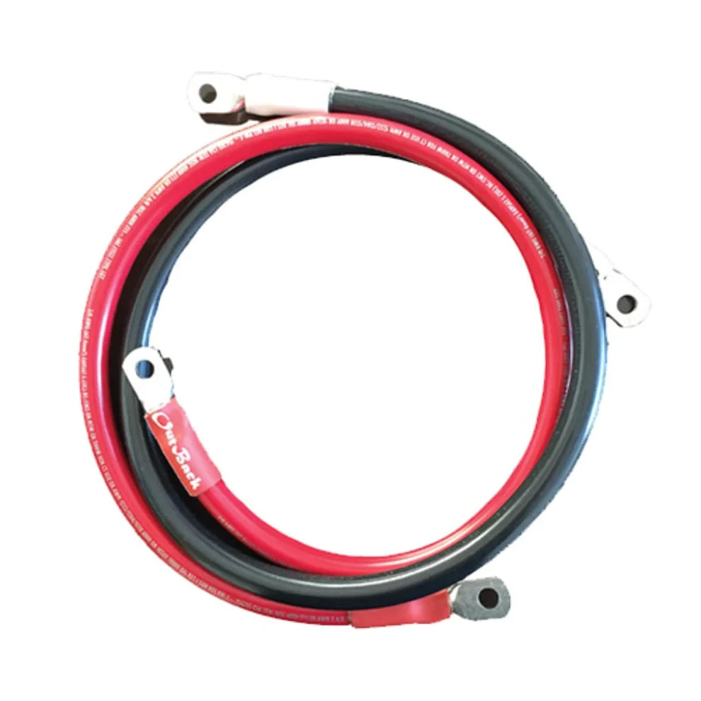 OutBack Power FLEXware Copper Power cable wire 120" 10' 2/0 AWG Ring Terminal 00