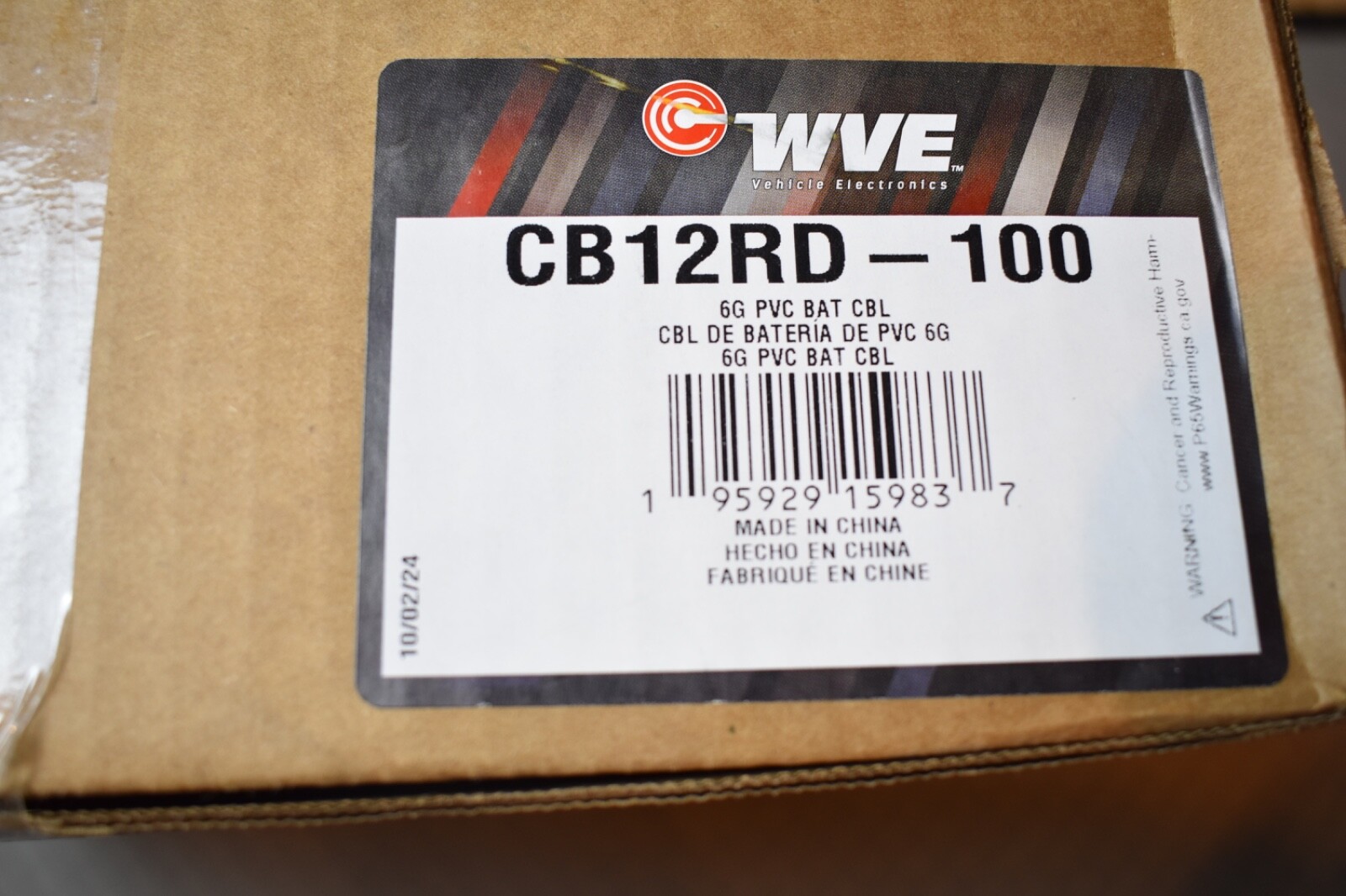 Battery Cable 6 Gauge AWG Pure Copper Battery Power Wire WVE Brand - Image 4