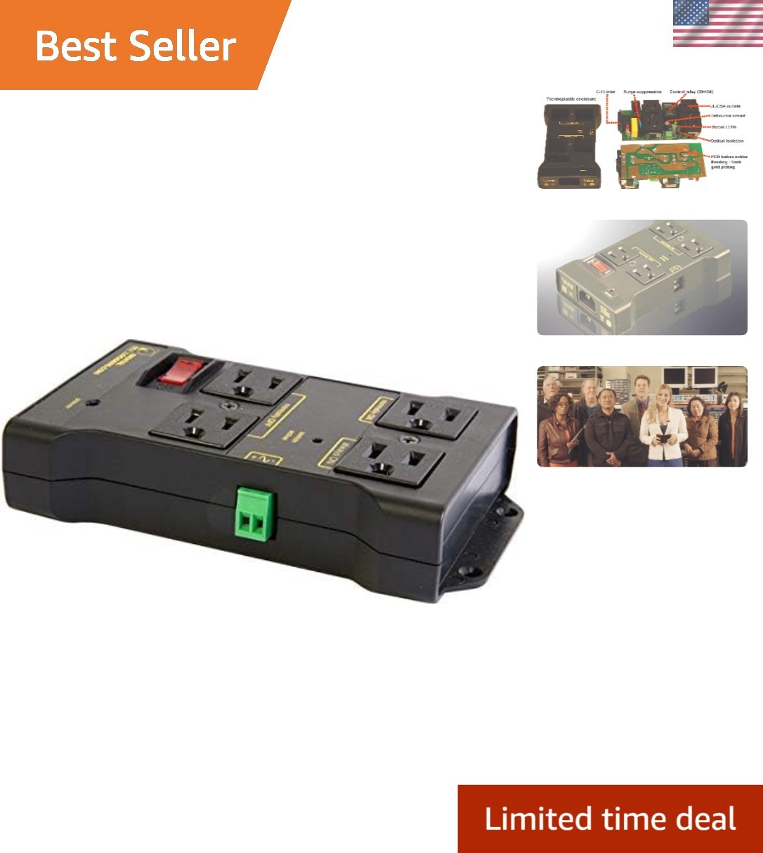 Automatic Power Relay with Surge Protection for Arduino & Raspberry Pi Use