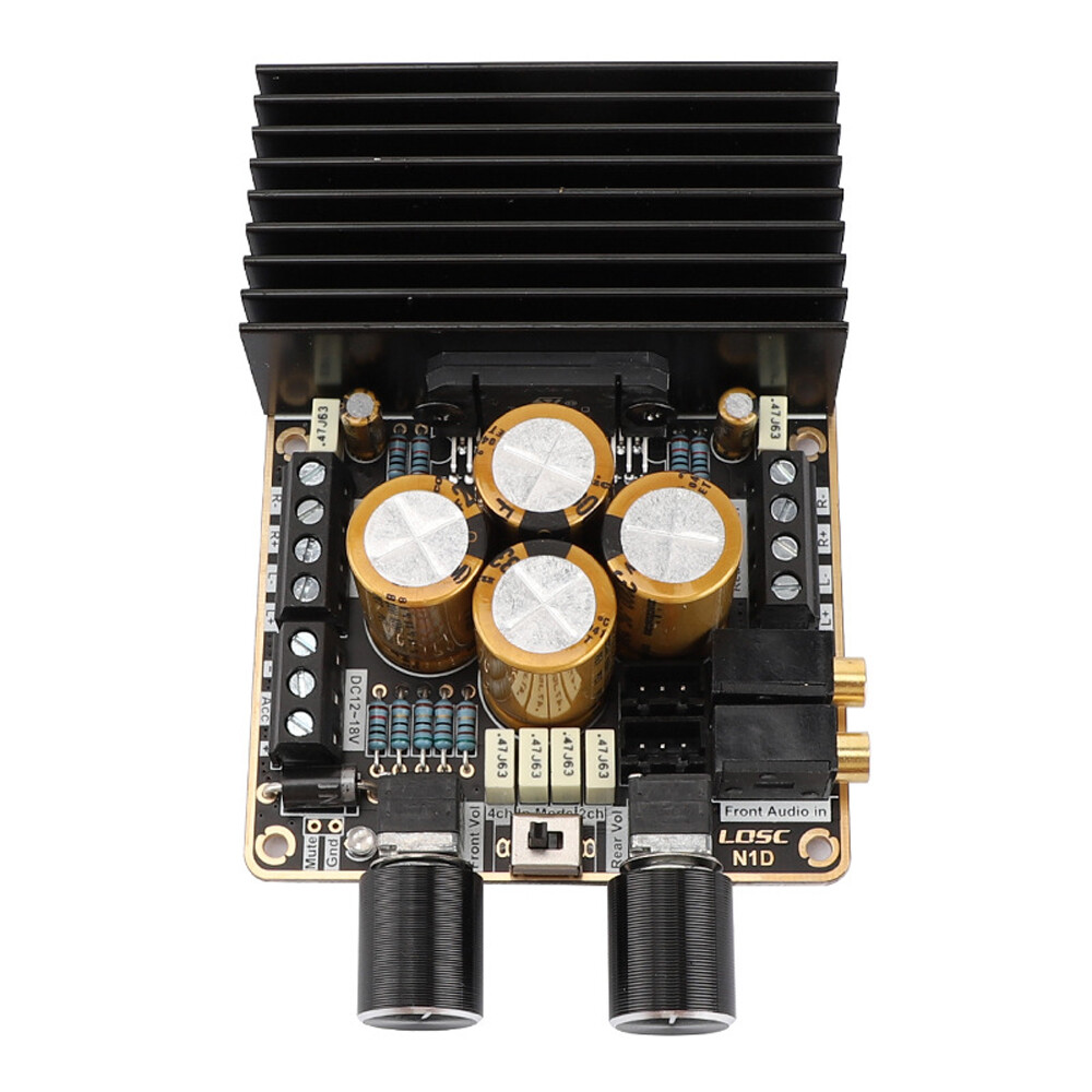 DC15V 4x80W Automotive AB Class Power Amplifier Module DIY High Power Car Audio - Image 5