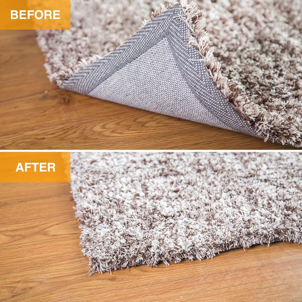 Home Techpro Rug Pad Gripper for Hardwood Floors No Damage, “Vacuum TECH” - New - Image 4