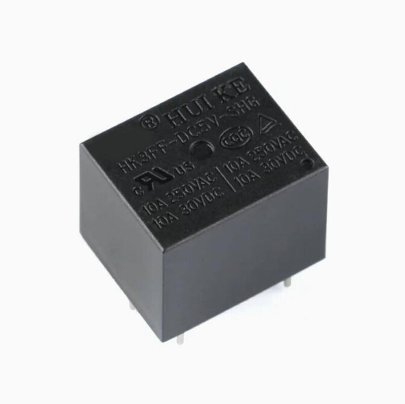 1/10/20/50Pcs Black Mini PCB Power Relays HK3FF-DC5V 12V 24V-SHG 10A 5-Pin Relay - Image 3