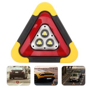 Emergency Warning Triangle Light Solar Powered for Roadside Vehicle Safety