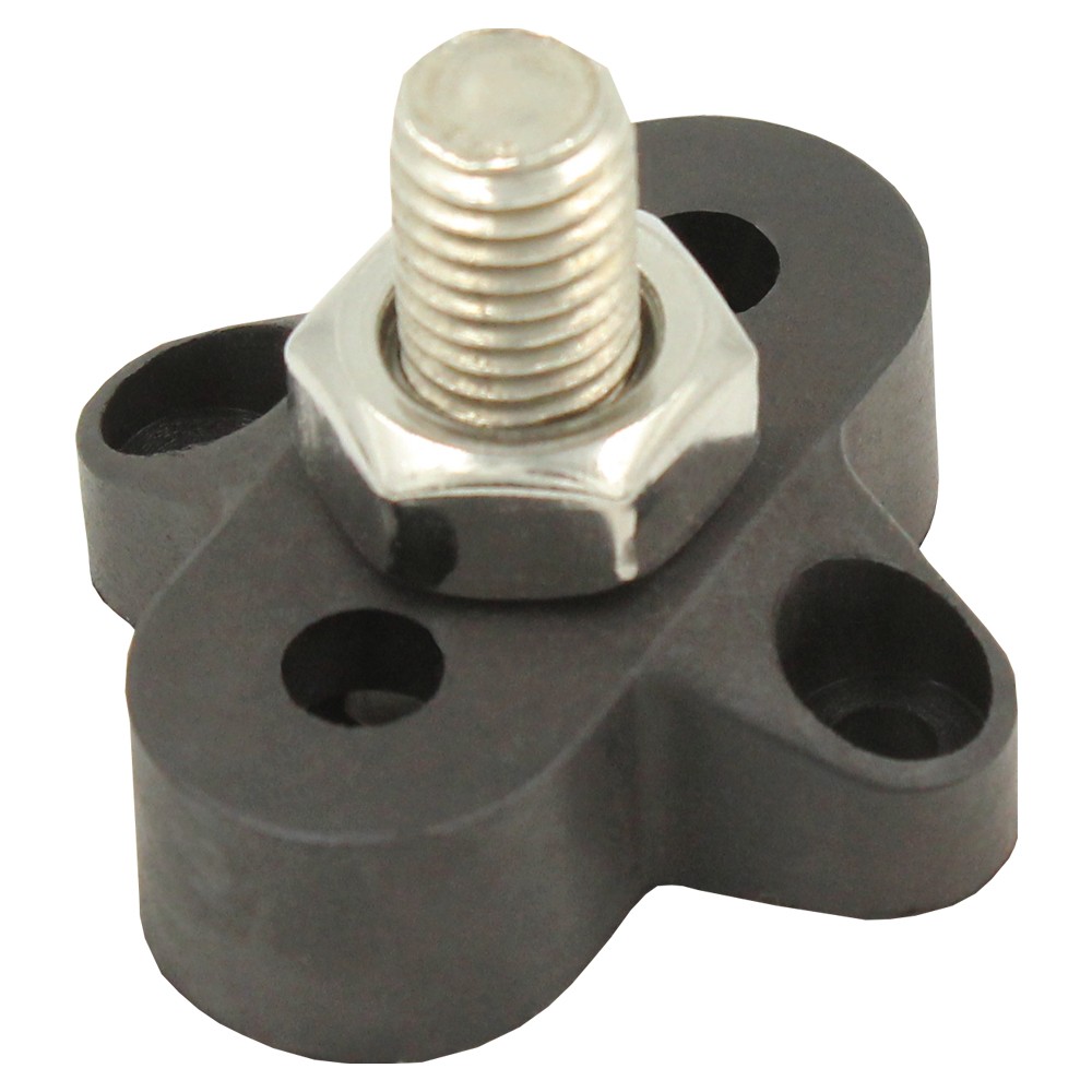 M10 Terminal Post Bus Bar Power Distribution Block Stud Side Mount - Red Black - Image 5