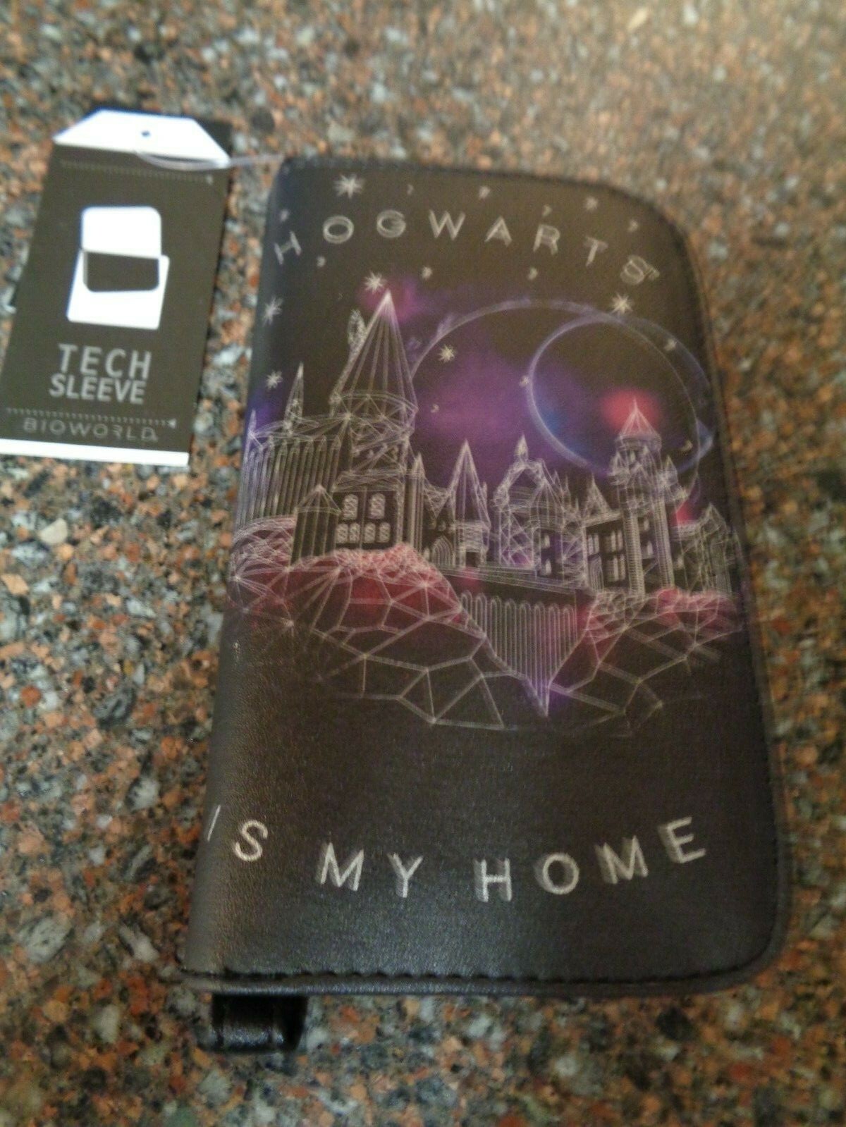 Harry Potter Hogwarts Is My Home Tech Sleeve Wallet Wristlet NEW Constellation