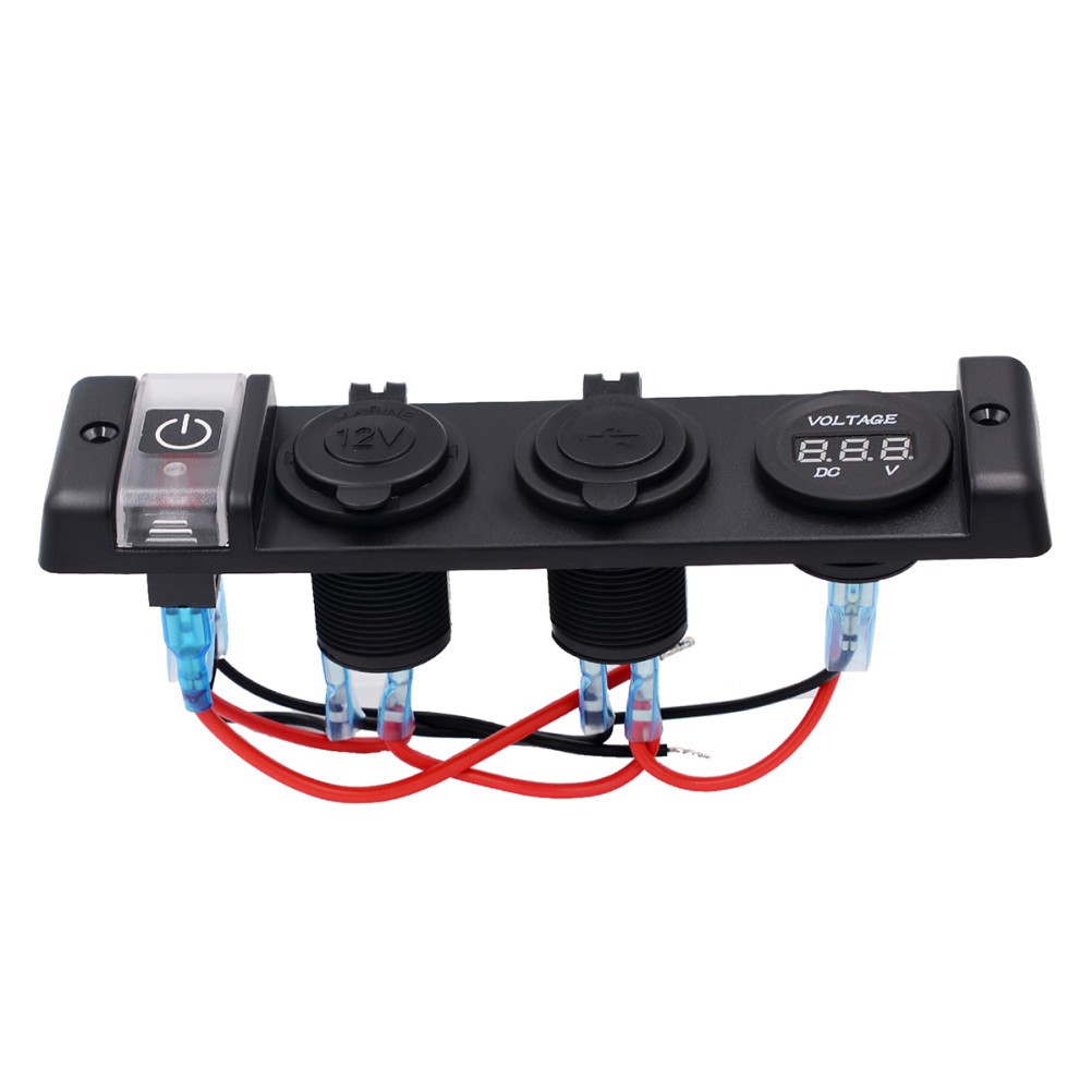 Car Cigarette Lighter Adapter Power Boards Automotive Panel Circuit Breaker