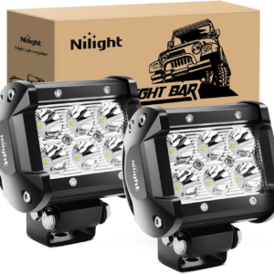 Led Pods 2Pcs 18W 1260LM Spot off Road Lights Super Bright Driving Fog