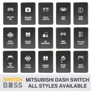 Push Switch 50 STYLES RED-GREEN suit Mitsubishi SMALL Triton Pajero MQ MR QE QF