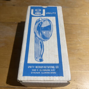 NOS Unity Manufacturing Co UNITY Unilite 772 Hand Held Automotive Spotlight USA