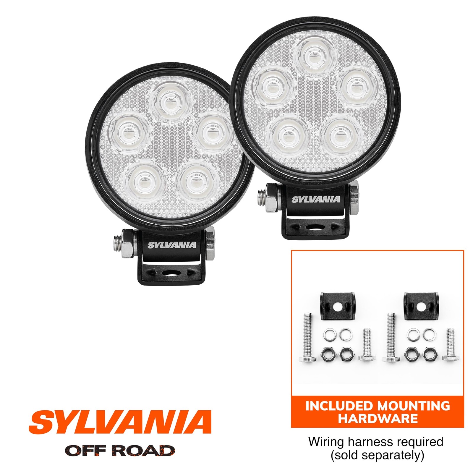 SYLVANIA - Slim 3 Inch Round LED Light Pod - Lifetime Limited Warranty - Spot... - Image 2