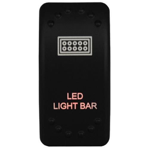 AMBER LED CUSTOM LASER ETCHED Rocker Switch 88 Styles Caravan Marine Automotive - Image 4