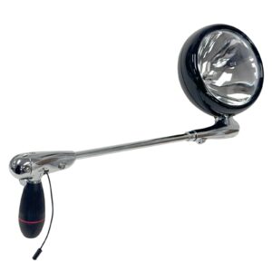 Unity 213010-0002 Spotlight for Most 2014-2020 GM Trucks 6in 100W Halogen Black
