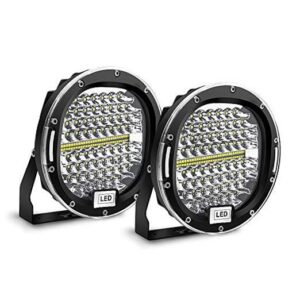 Round LED Light Bar 7 inch Round Off-Road Lights 2Pcs 300W 30000Lm 300W Spot