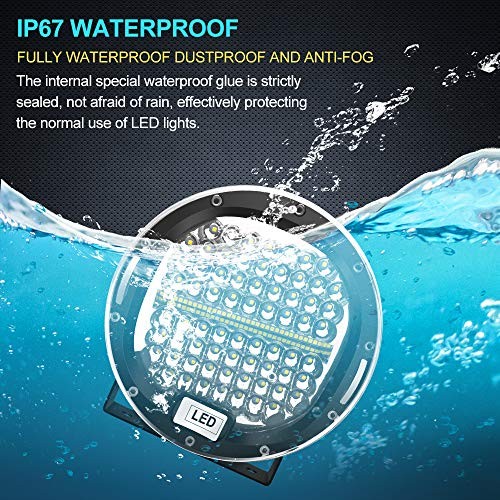 Round LED Light Bar 7 inch Round Off-Road Lights 2Pcs 300W 30000Lm 300W Spot - Image 5
