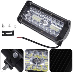 Barras de luz automotrices de 7 pulgadas luces todo terreno foco LED faro de coche-