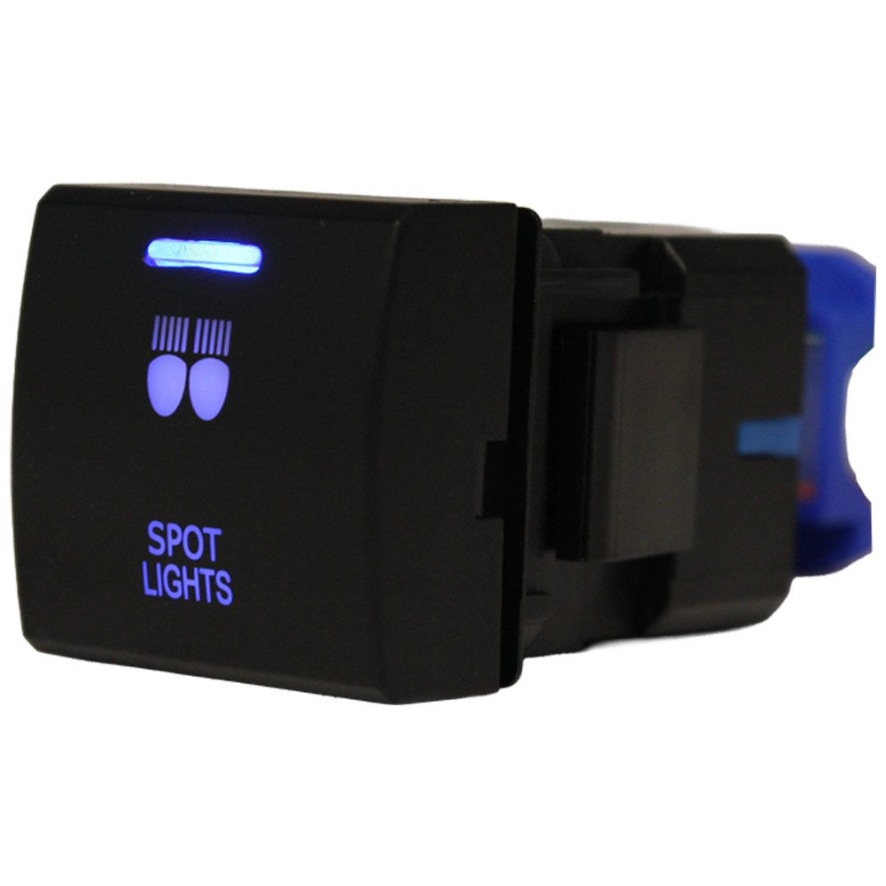 Push Switch 46 STYLES DEEP BLUE LED fit Toyota SQUARE Replacement Landcruiser - Image 2