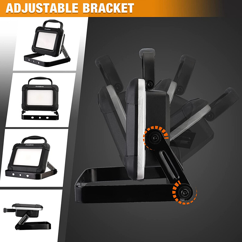 1500 Lumen Rechargeable LED Portable Work Light with Stand Automotive Work Light - Image 4