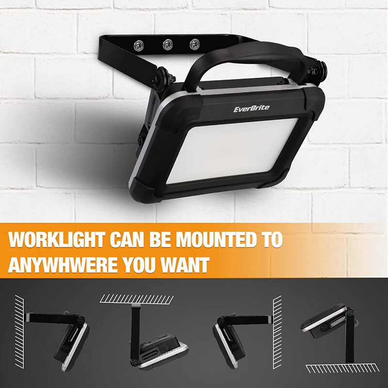 1500 Lumen Rechargeable LED Portable Work Light with Stand Automotive Work Light - Image 5