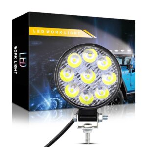 LED Automotive Work Lights 27W Auxiliary Lighting Spotlight Headlight