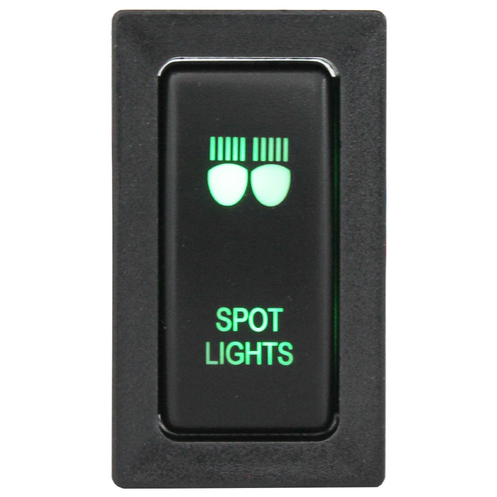 VERTICAL Push Switch GREEN LED fits for Toyota Landcruiser 75 78 79 80 90 95 - Image 4