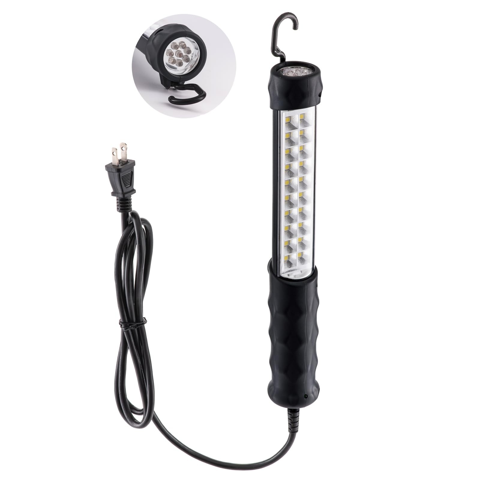LED Trouble Light with Corded(10FT), Drop Lights Automotive Black-10FT