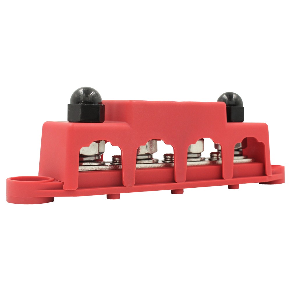 ALL Power Distribution Block BUS BAR Terminal Post Stud Black Red Set M6 M8 M10 - Image 3