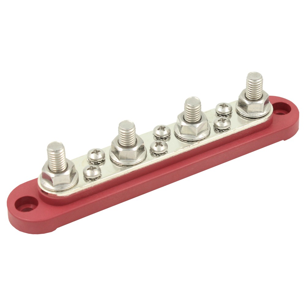 ALL Power Distribution Block BUS BAR Terminal Post Stud Black Red Set M6 M8 M10 - Image 5