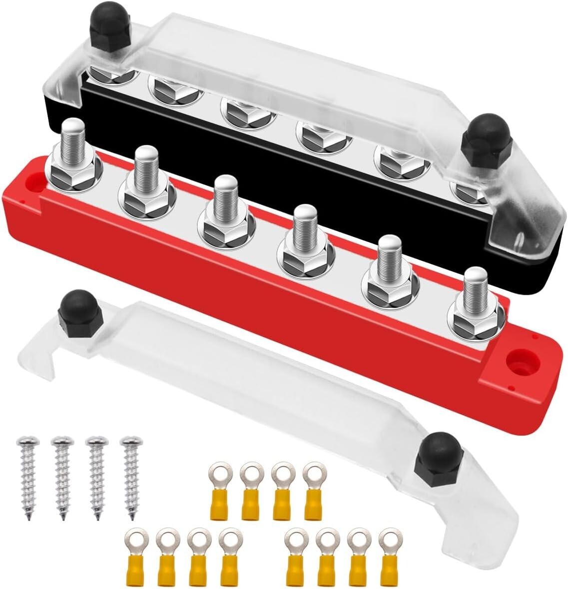 Marine & Automotive Power Distribution Terminal Block - 10 Contacts, 150A Safety - Image 3