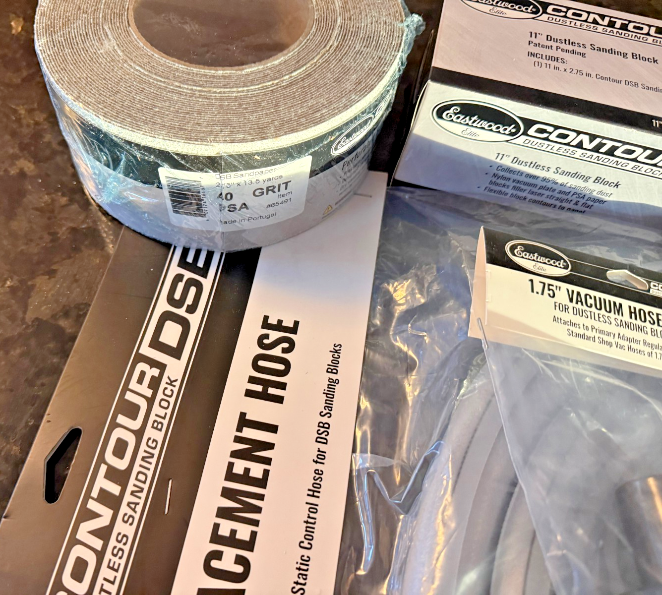 Elite Contour DSB Dustless Auto Body Sanding Block Kit DIY Automotive Sanding - Image 4