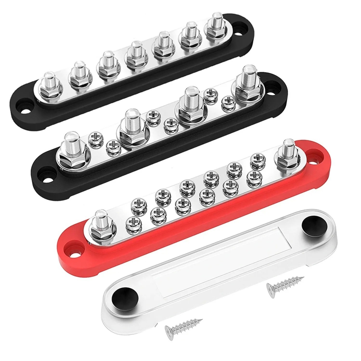 Car Terminal Block Negative Bus Bar 12V 150A M8 Power Distribution Automotive