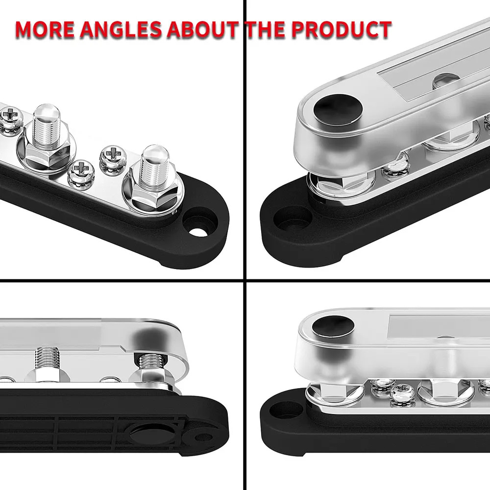 Car Terminal Block Negative Bus Bar 12V 150A M8 Power Distribution Automotive - Image 4